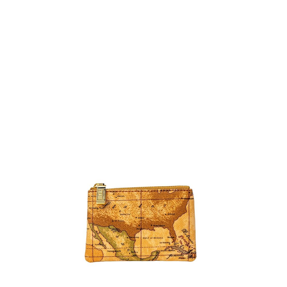 Alviero Martini Prima Classe Beige Leather Clutch Bag