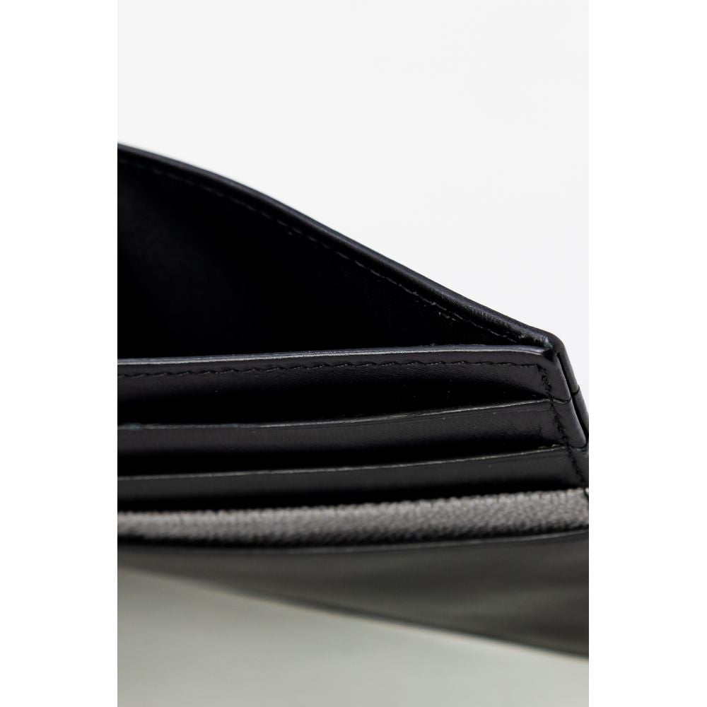 Alviero Martini Prima Classe Gray Leather Cardholder
