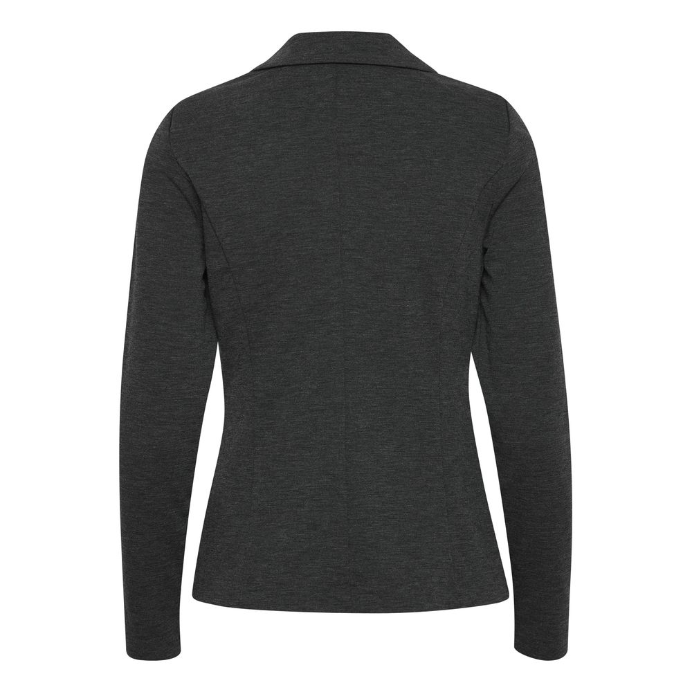 ICHI Gray Polyester Blazer