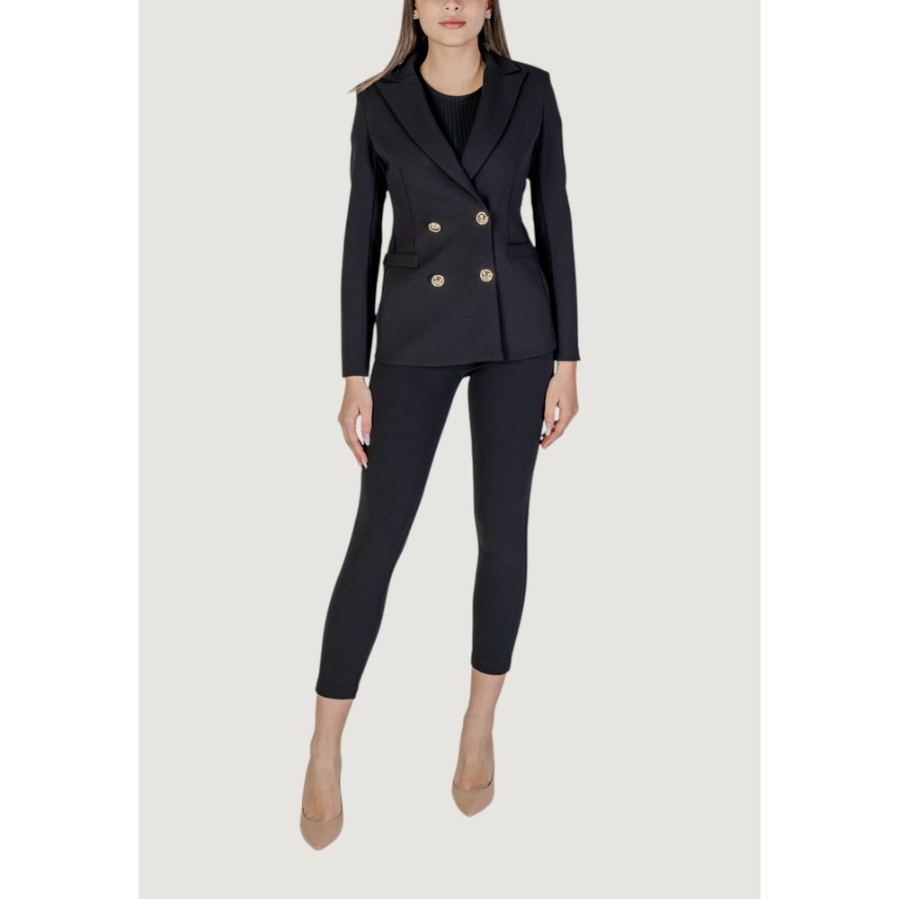 Rinascimento Black Polyester Blazer