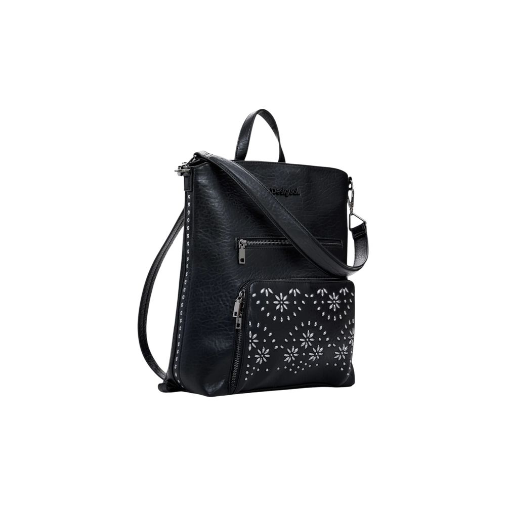 Desigual Black Polyethylene Backpack