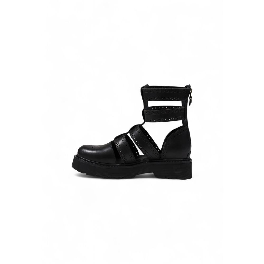 Cult Black Leather Sandal