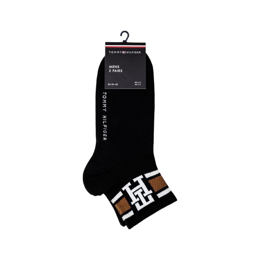 Tommy Hilfiger Black Organic Cotton Sock