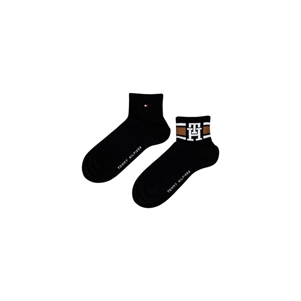 Tommy Hilfiger Black Organic Cotton Sock