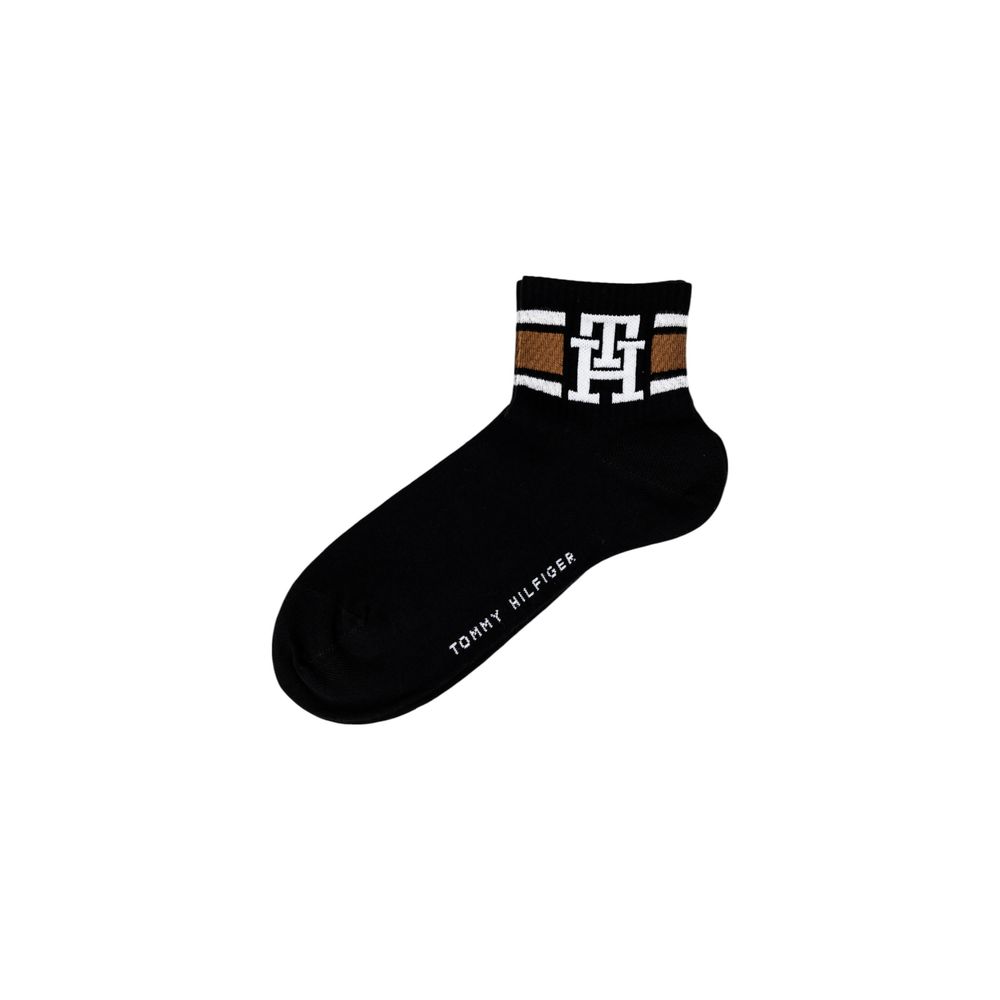 Tommy Hilfiger Black Organic Cotton Sock