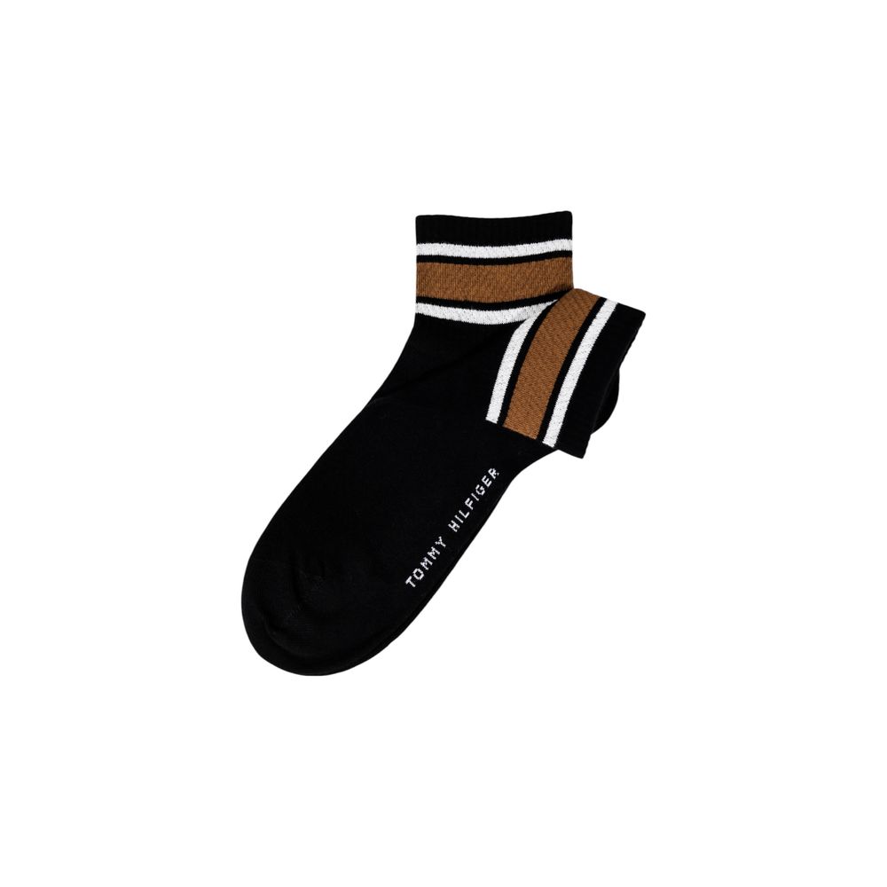 Tommy Hilfiger Black Organic Cotton Sock