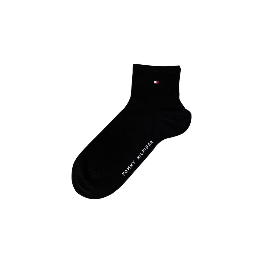 Tommy Hilfiger Black Organic Cotton Sock