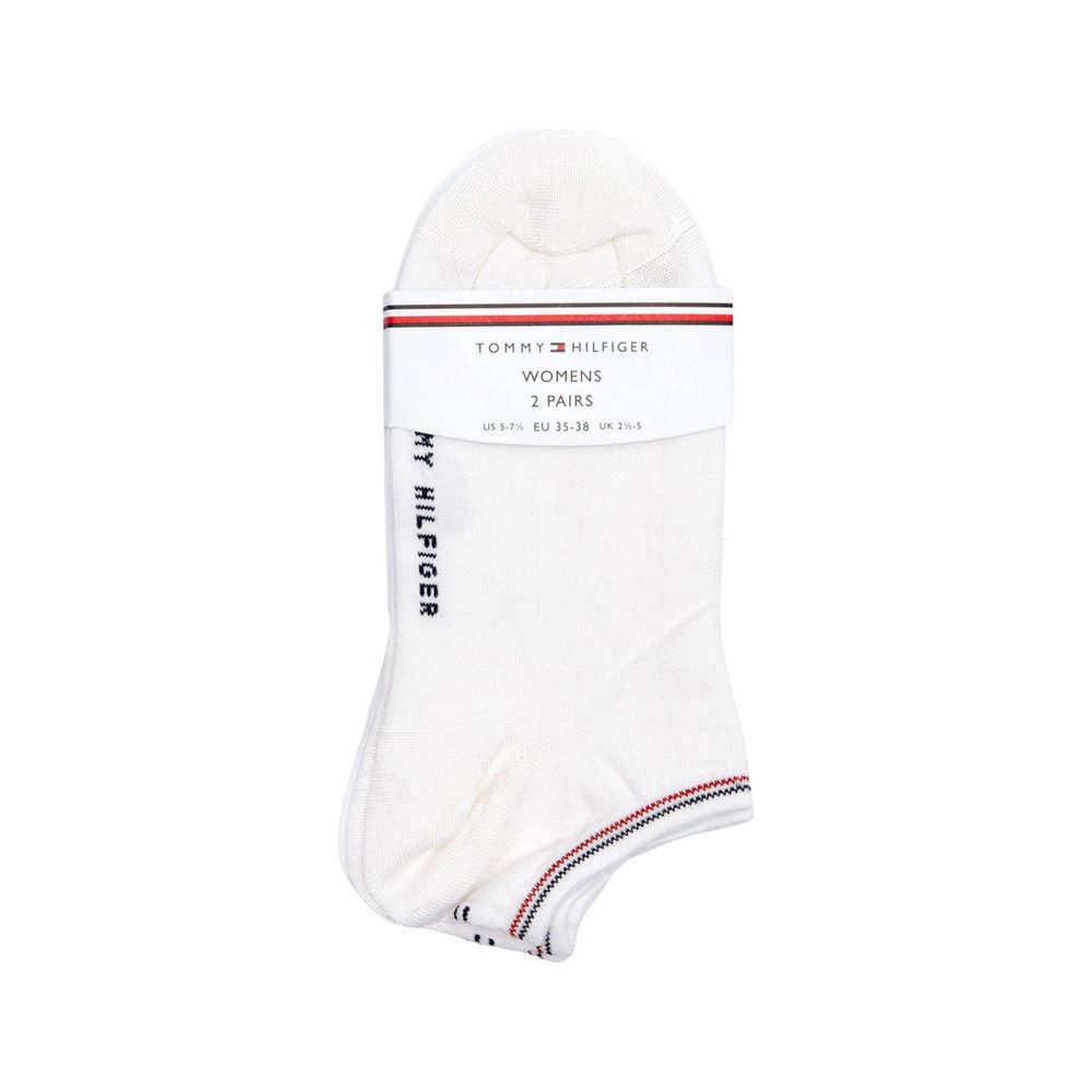 Tommy Hilfiger White Cotton Sock