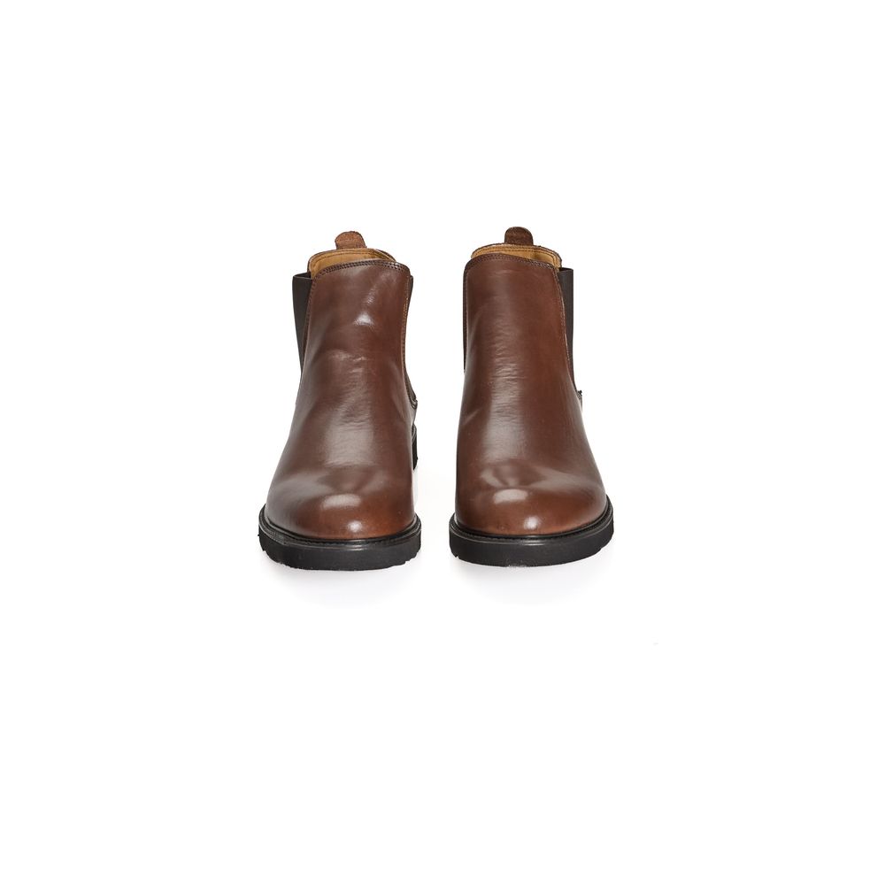 Roberto Pepe Luxury Brown Calfskin Boot