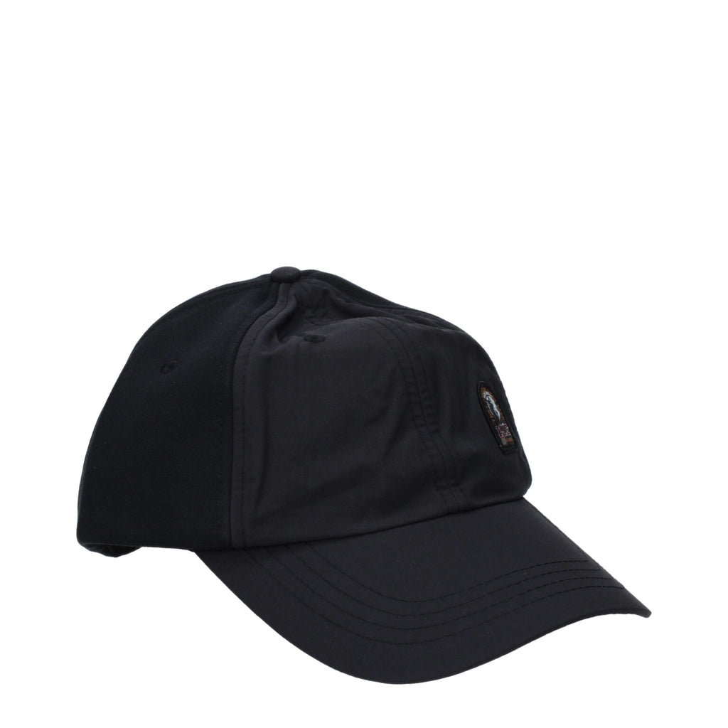 Parajumpers Black Cotton Cap (Baseball Hat)