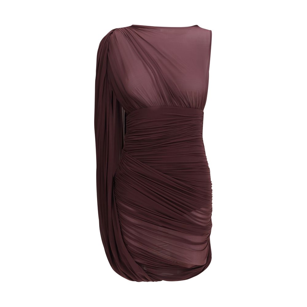 Magda Butrym Sheer draped mini Dress