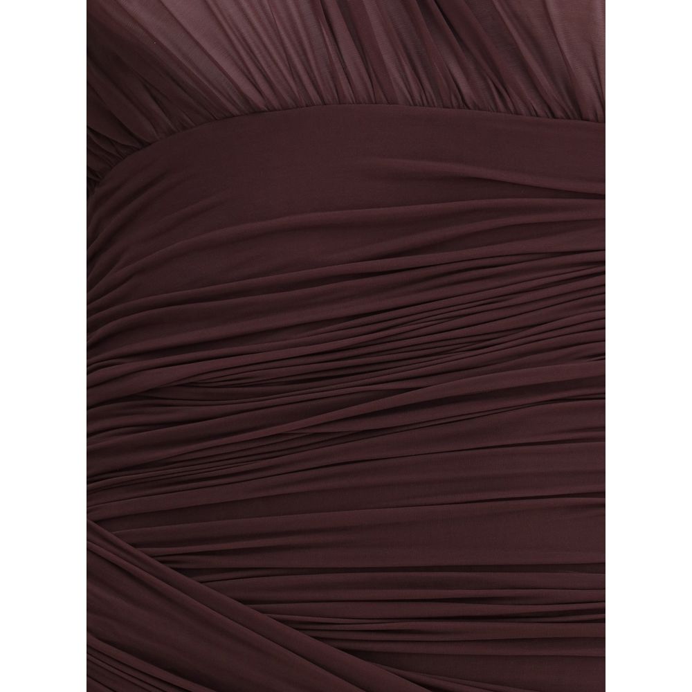 Magda Butrym Sheer draped mini Dress