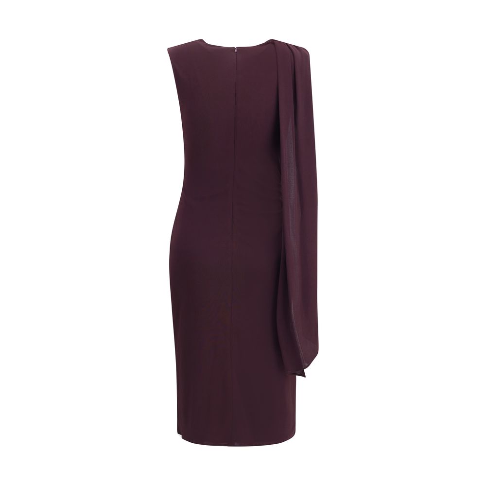Tom Ford Purple Silk Cocktail Dress