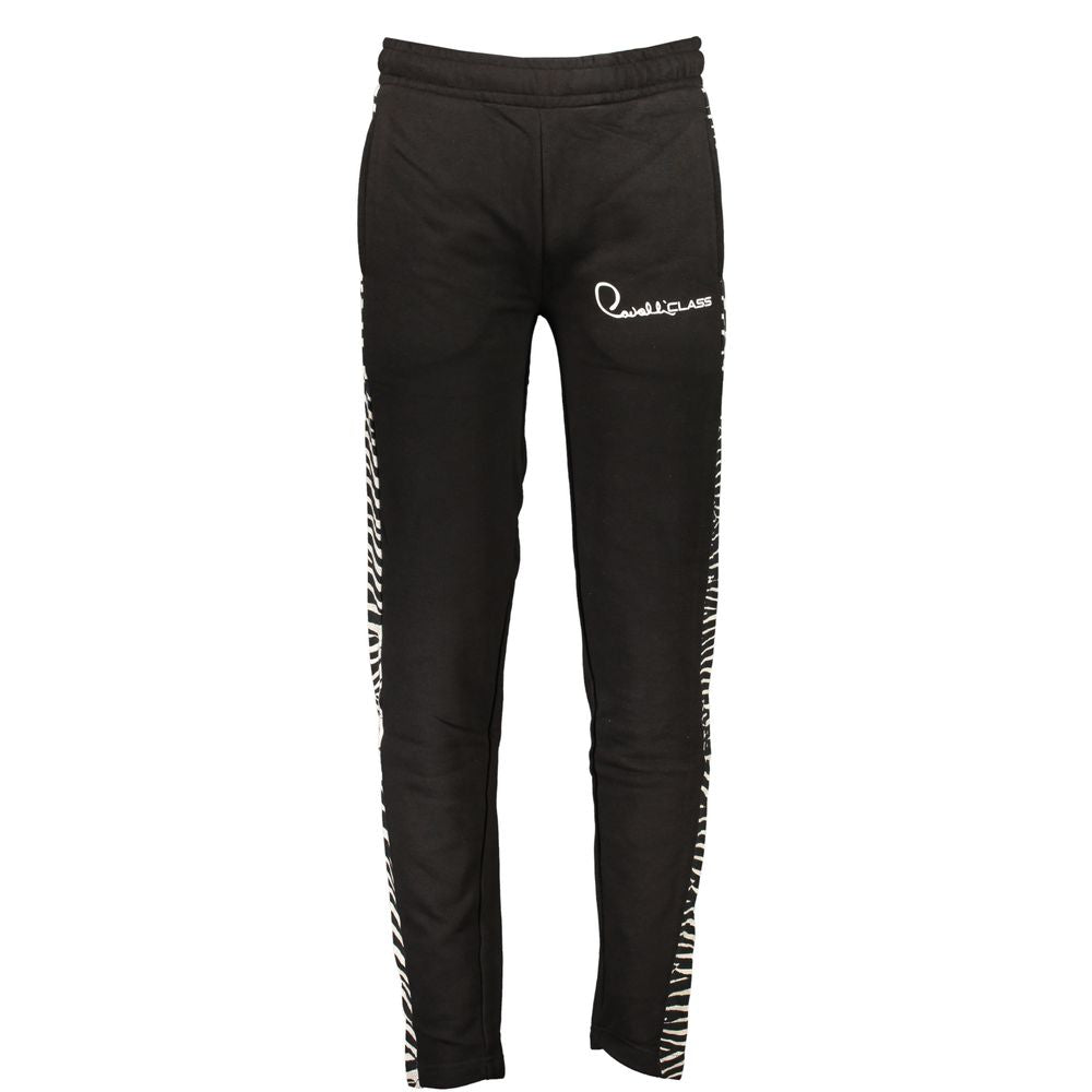 Cavalli Class Black Cotton Pant