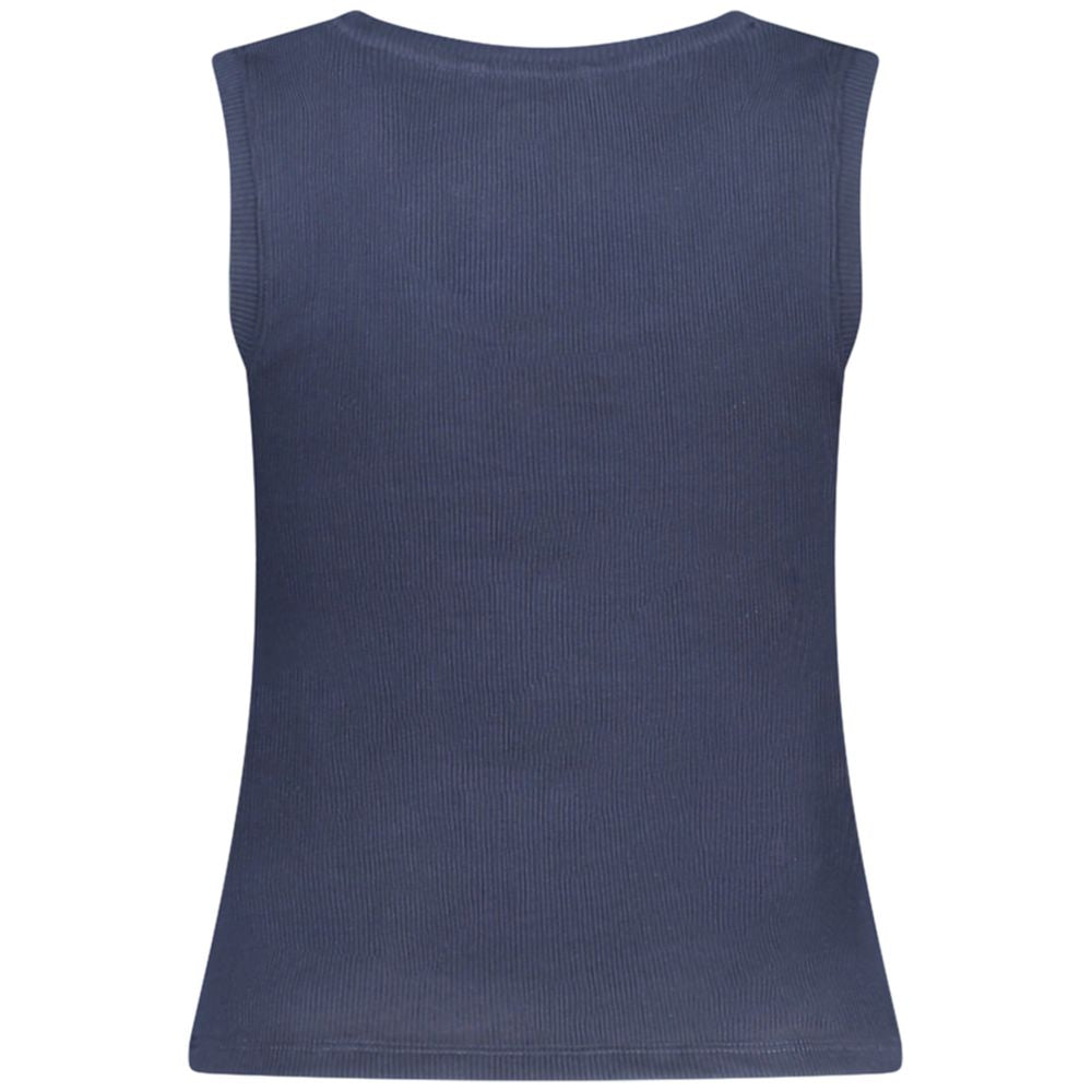 Tommy Hilfiger Blue Cotton Tank Top