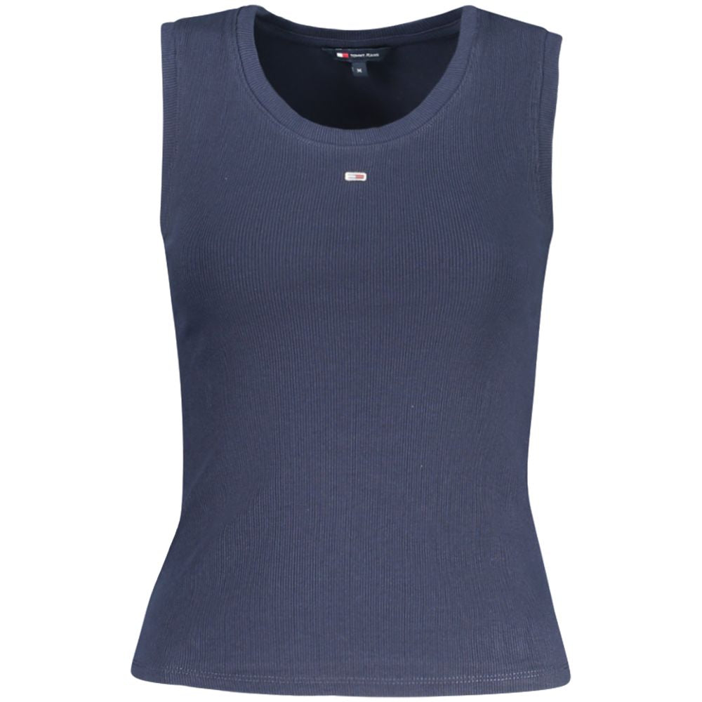Tommy Hilfiger Blue Cotton Tank Top