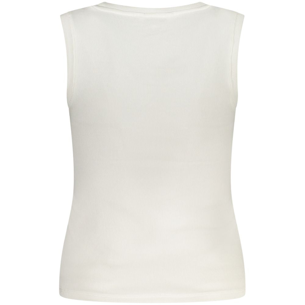 Tommy Hilfiger White Cotton Tank Top