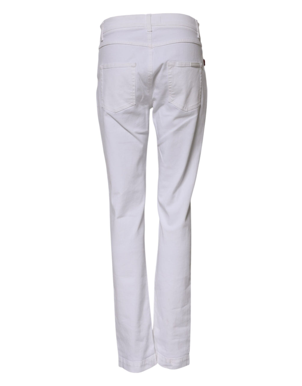 Dolce & Gabbana White Floral Sequined Embroid GIRLY Denim Jeans