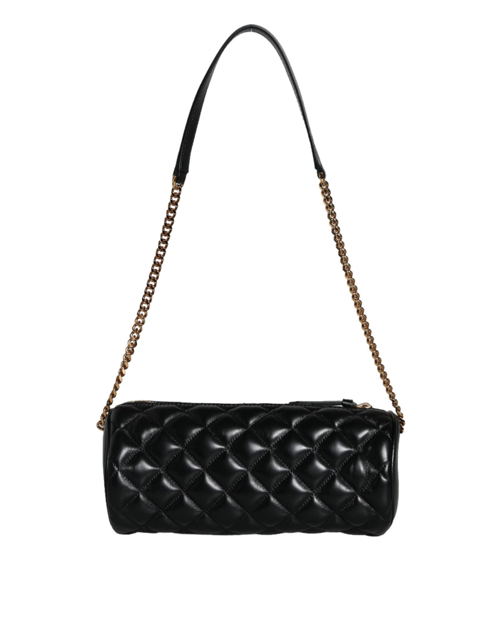 Versace Black Mini Quilted Lambskin Leather Crossbody Sling Borse Bag