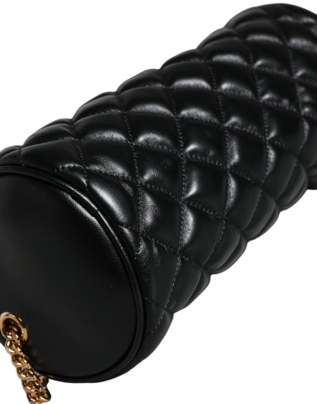 Versace Black Mini Quilted Lambskin Leather Crossbody Sling Borse Bag