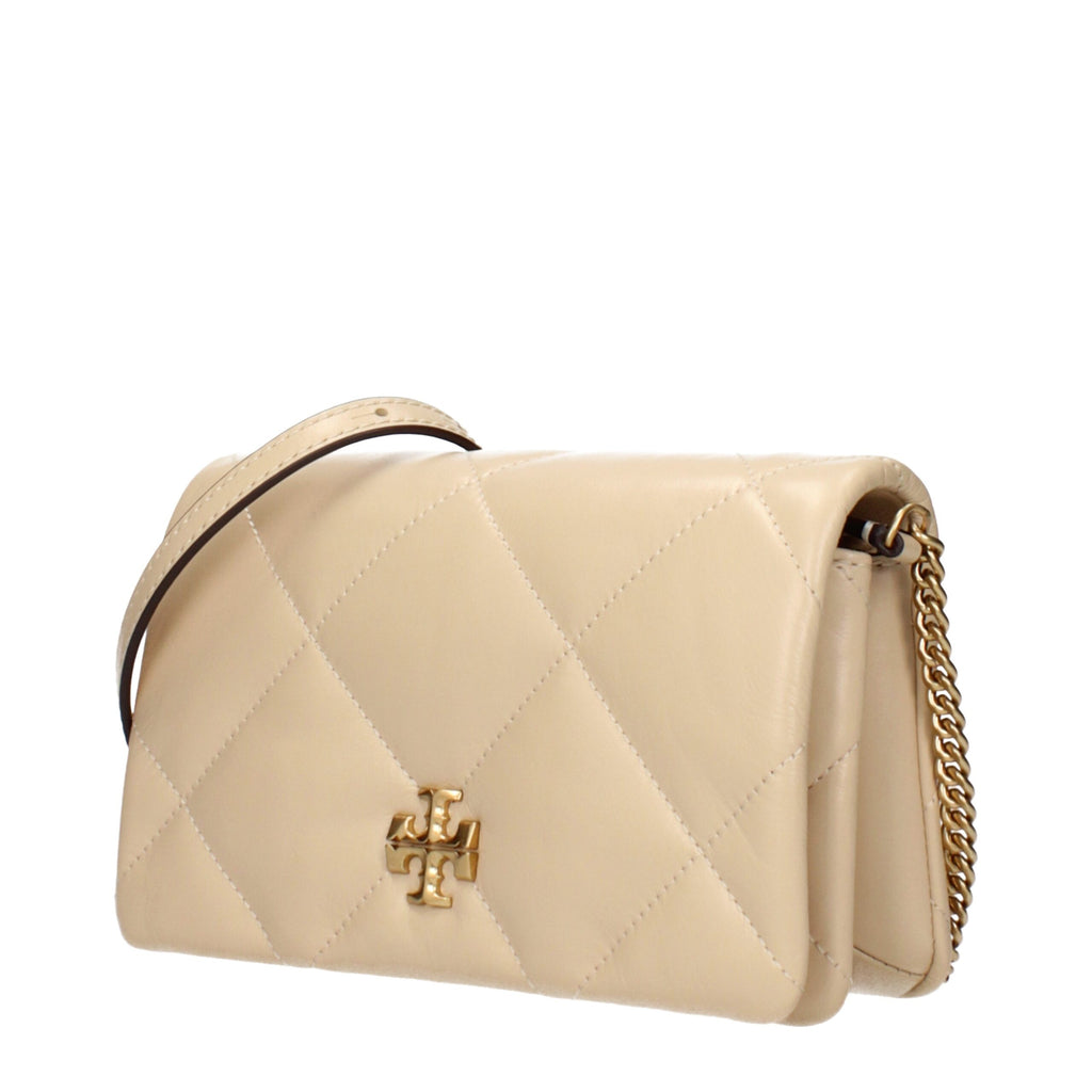 Tory Burch Beige Leather Crossbody Bags