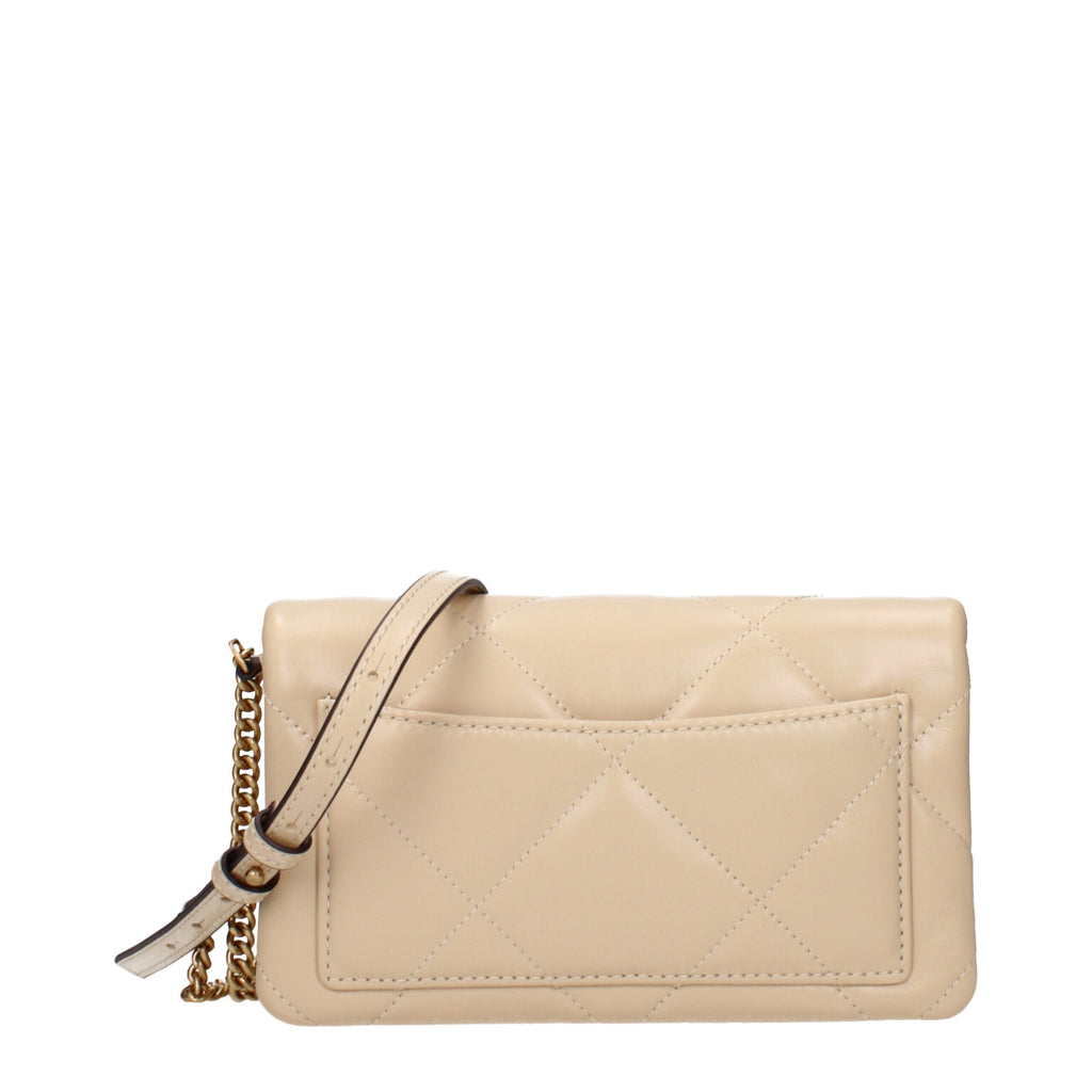 Tory Burch Beige Leather Crossbody Bags
