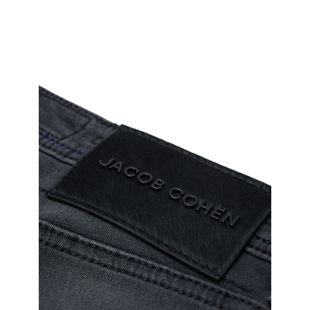 Jacob Cohen Black Cotton Skinny Jeans