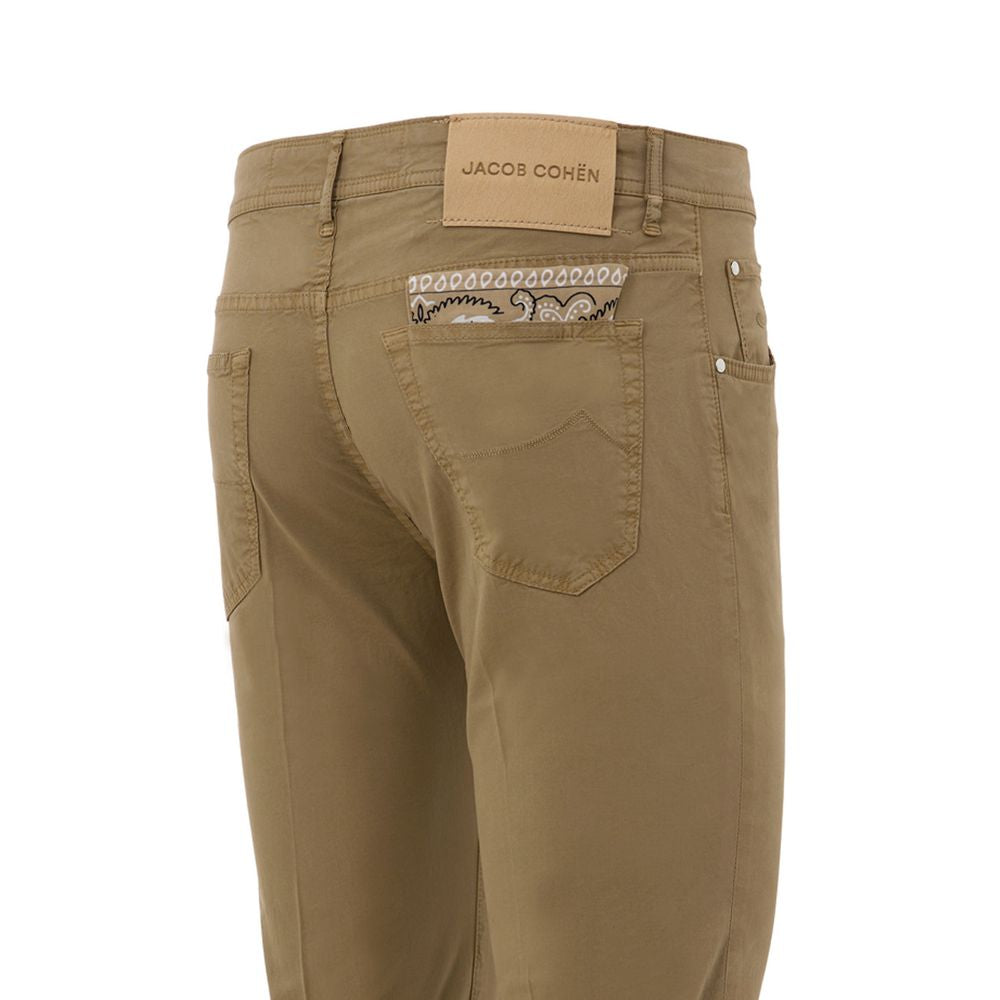Jacob Cohen Beige Cotton Skinny Pants