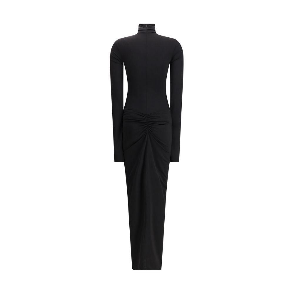 The Andamane Black Polyester Casual Dress
