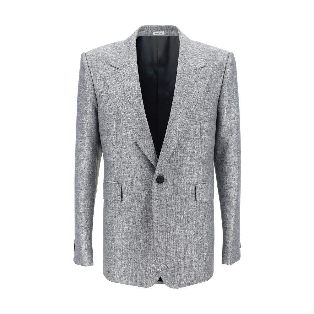 Alexander McQueen Silver Polyamide Clothing