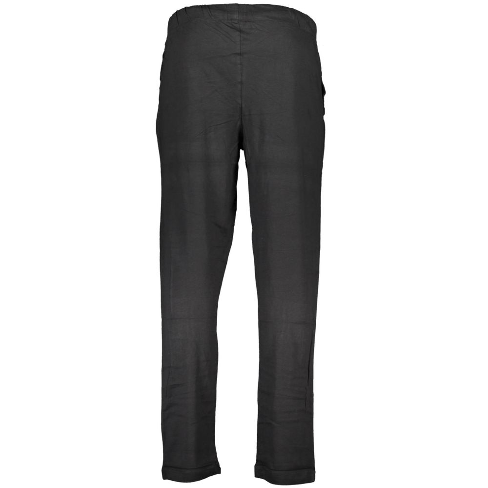 Gianmarco Venturi Black Cotton Pant