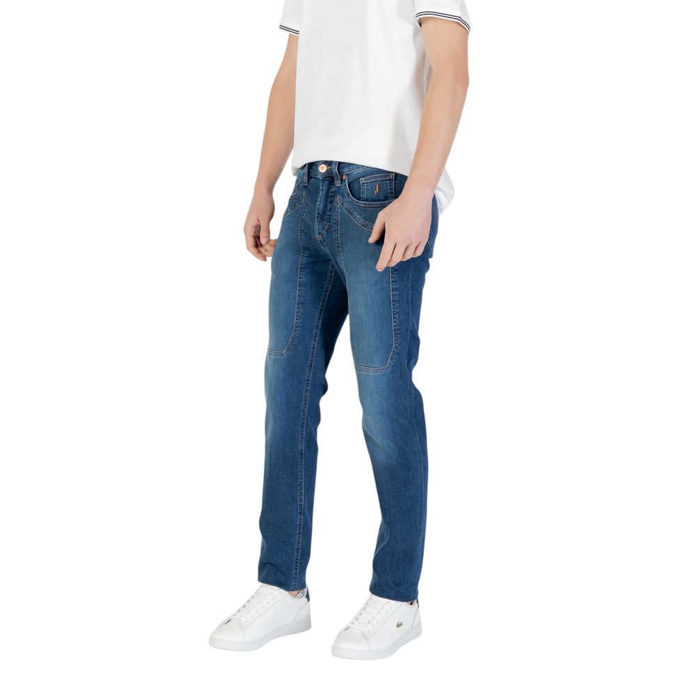 Jeckerson Blue Cotton Skinny Jeans