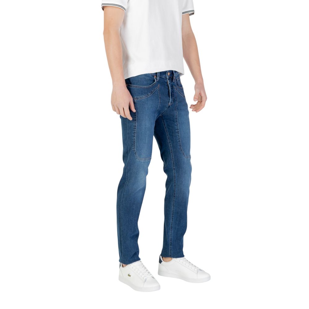 Jeckerson Blue Cotton Skinny Jeans