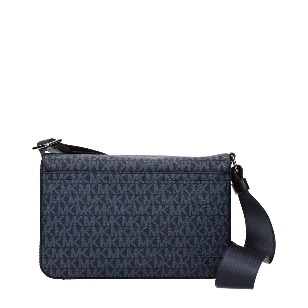Michael Kors Blue Fabric Crossbody Bag