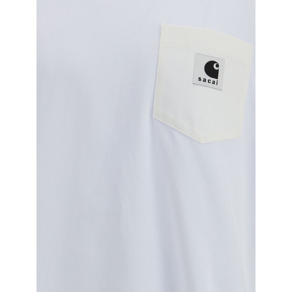 Sacai White Cotton Clothing