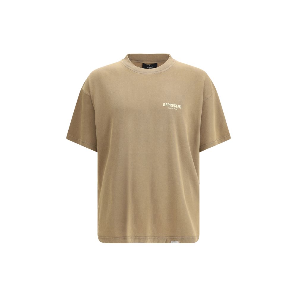 Represent Brown Cotton T-Shirt