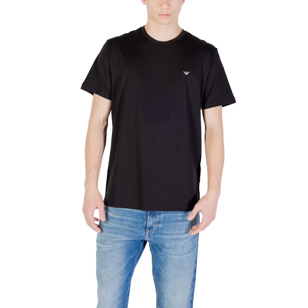 Emporio Armani Underwear Black Cotton T-Shirt