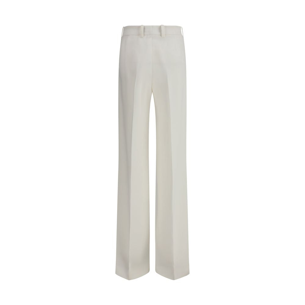 Ermanno Scervino White Viscose Casual Pants