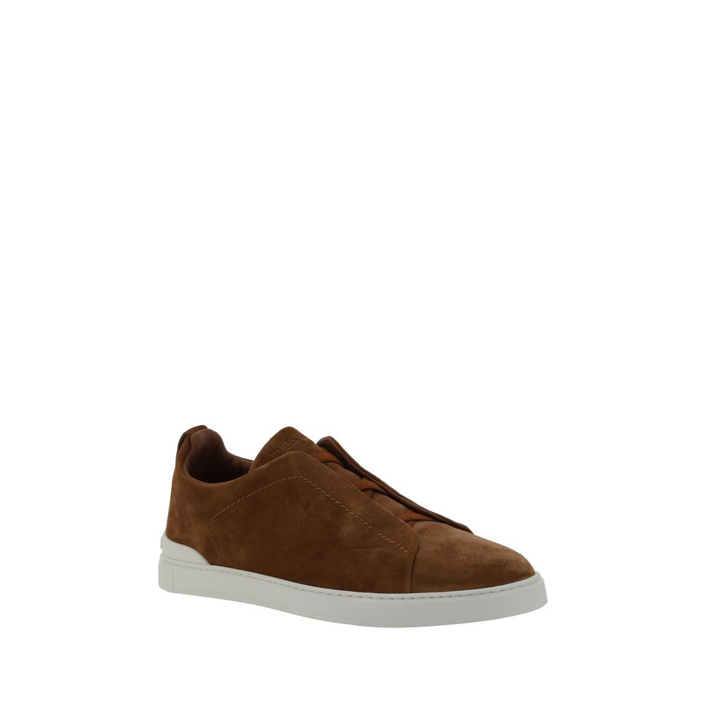 ZEGNA Suede leather Sneakers