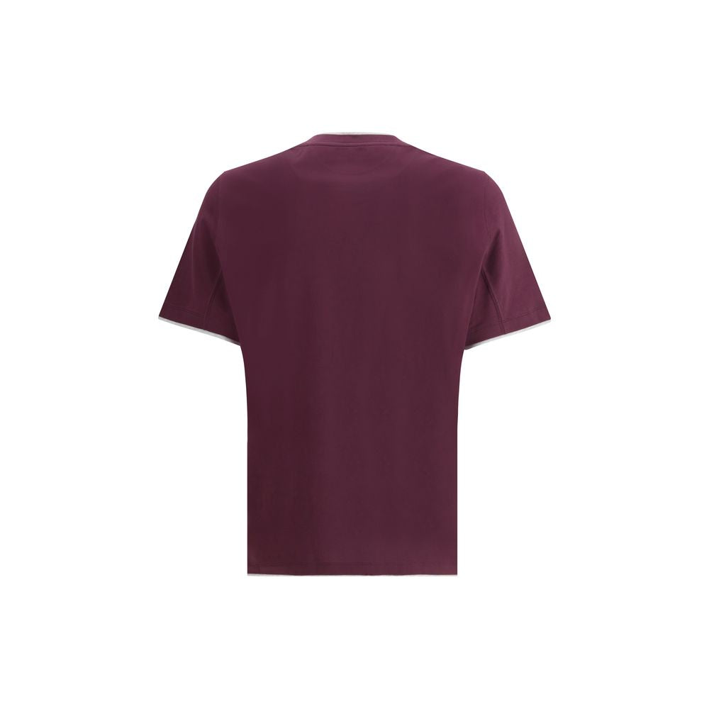 Brunello Cucinelli Purple Cotton Clothing