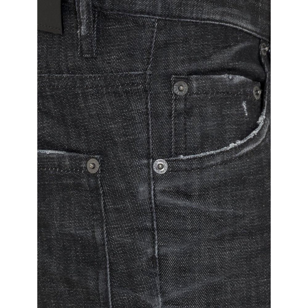 Dsquared² Black Cotton Jeans Denim