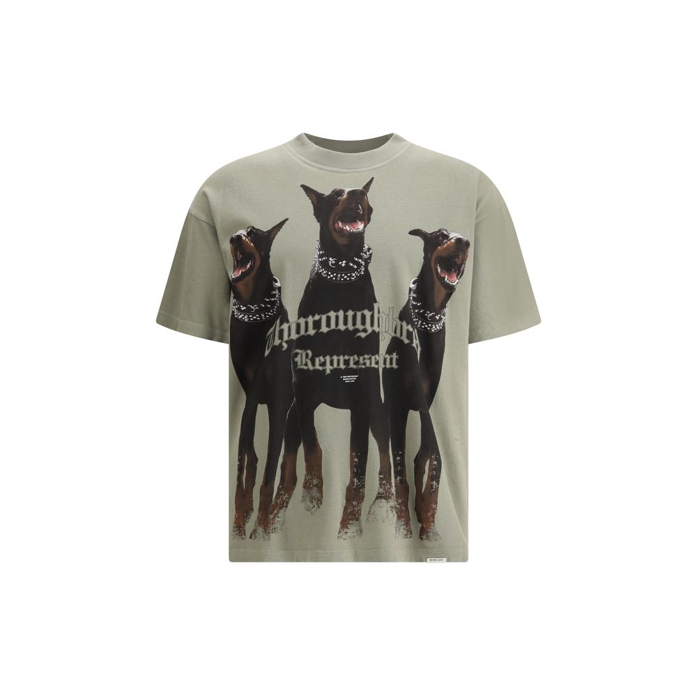 Represent Green Cotton T-Shirt