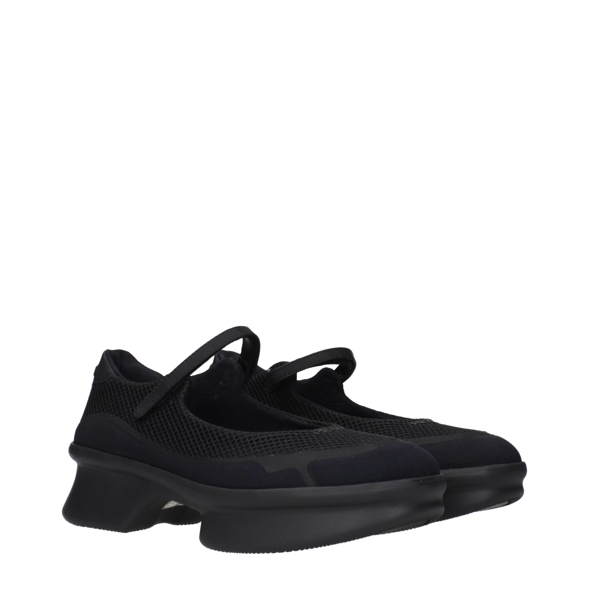 Prada Black Fibres Mules