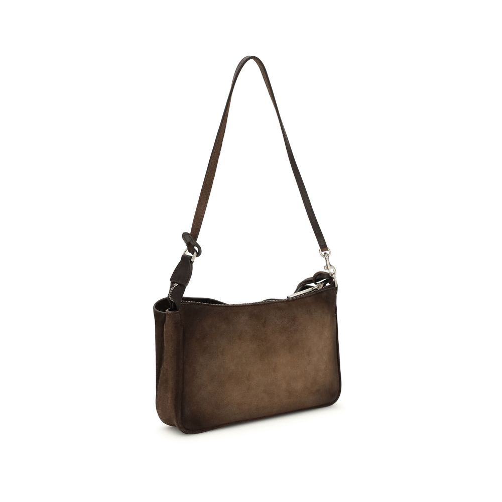 Balenciaga Brown Calf Leather Bos Taurus Clutch Bag