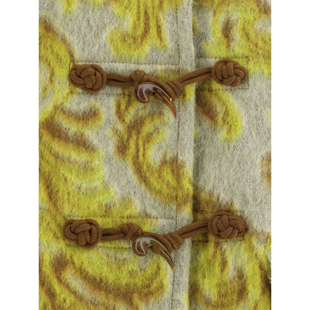Etro Yellow Wool Sleveless Jacket