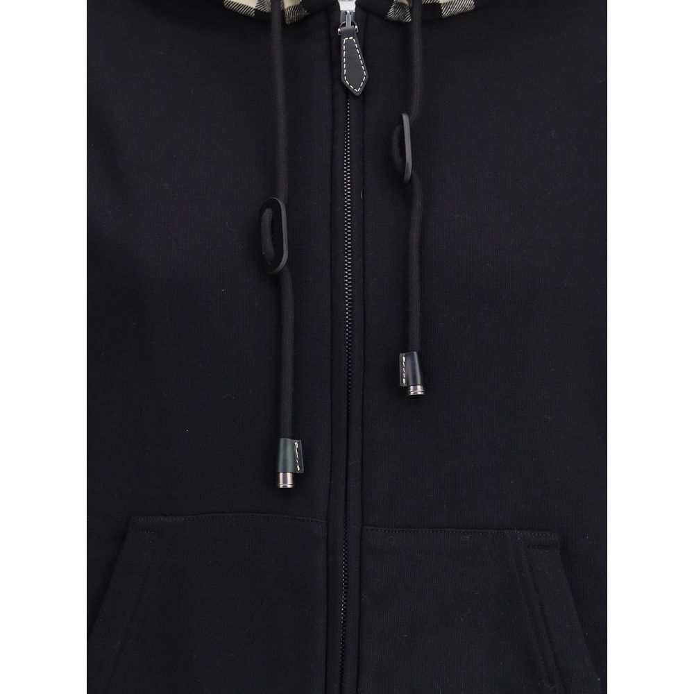 Burberry Black Cotton Sweatshirt