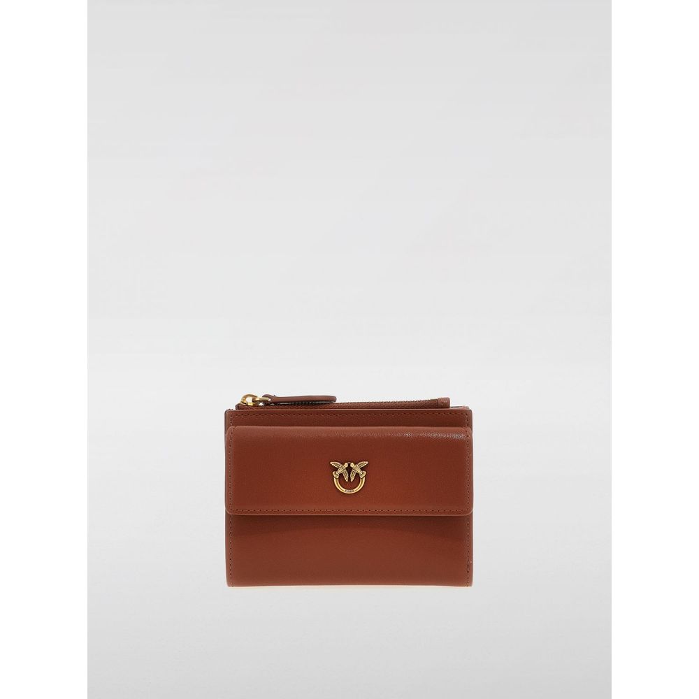 PINKO Brown Leather Leather Wallet