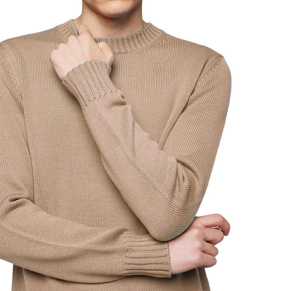 Alpha Studio Brown Cashmere Sweater