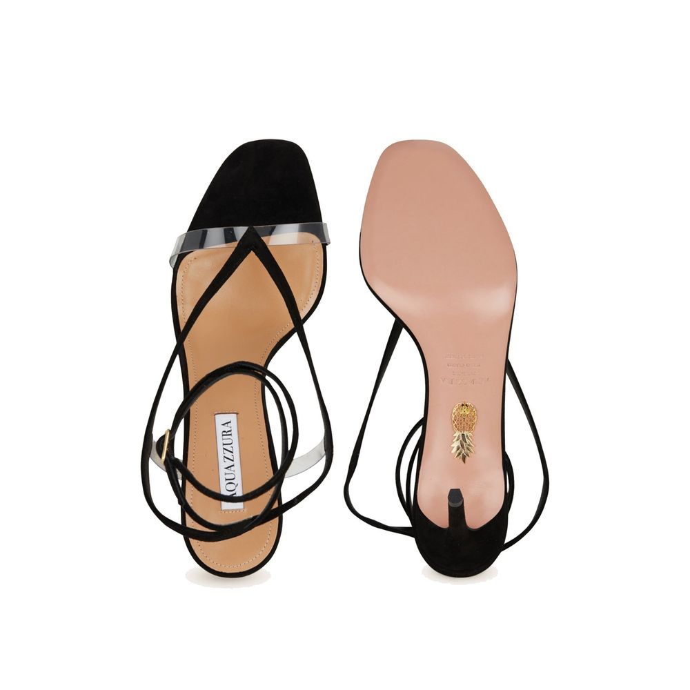 Aquazzura Black Calfskin High Heel Pumps