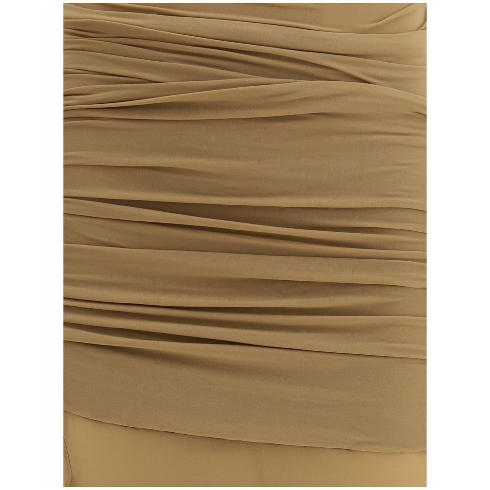 Magda Butrym Beige Copper Casual Dress